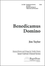 Benedicamus Domino SSA choral sheet music cover Thumbnail
